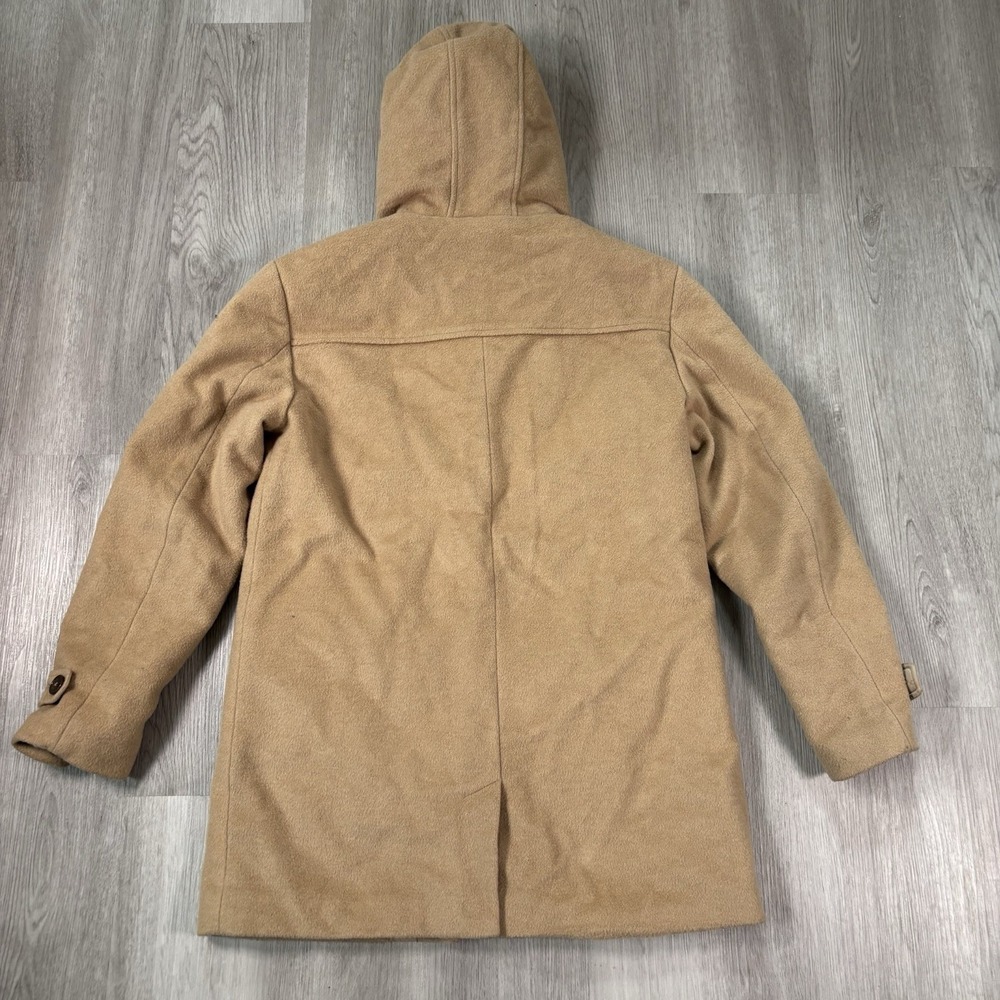 Lauren Ralph Lauren Women's Wool Blend‎ Hooded Coat Camel Tan Size 16R - Picture 2 of 12